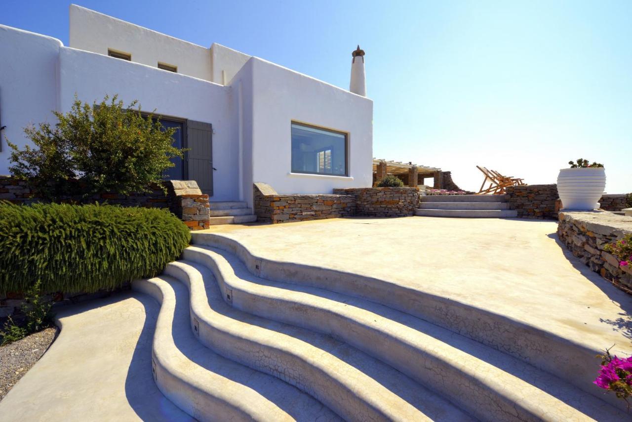 Spectacular Sunset View Villa At Melissaki Ioulis Экстерьер фото