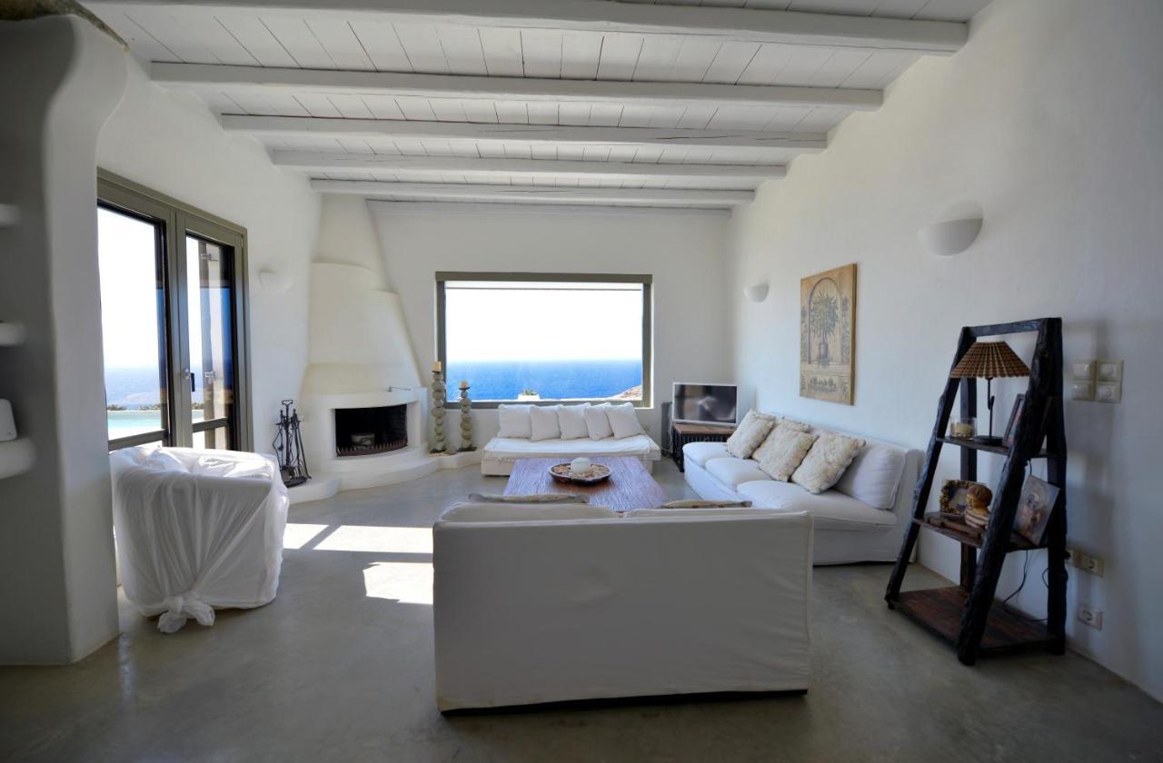 Spectacular Sunset View Villa At Melissaki Ioulis Экстерьер фото
